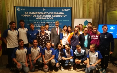 La Casa Duran ha estat l'escenari per a la presentació del Campionat d'Espanya Open de Natació. | Sergi Park